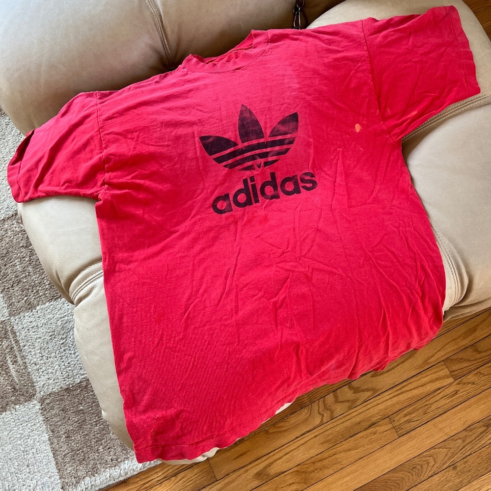 Vintage Adidas | Red T-shirt - Picture 1 of 2